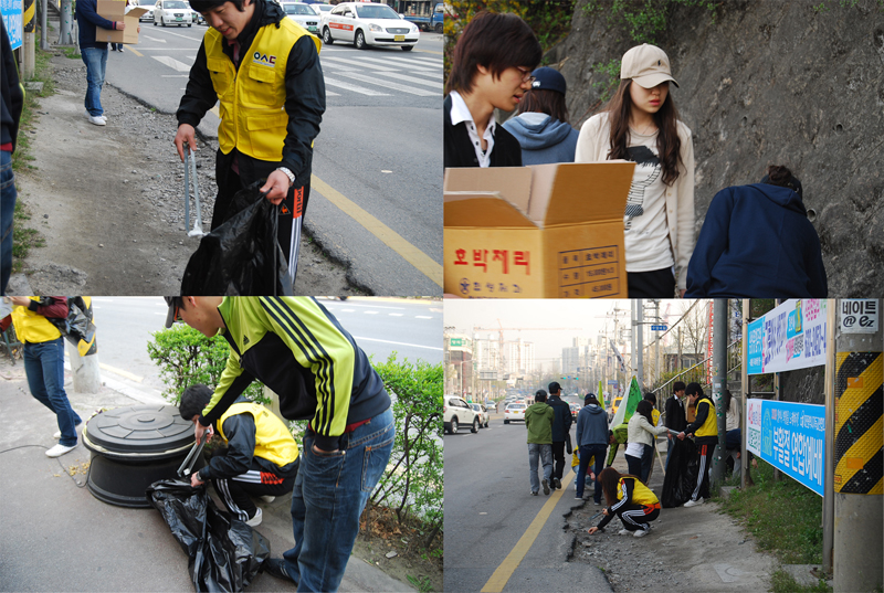 자양동 일대 &acute;깨끗한 골목만들기&acute; 환경개선운동