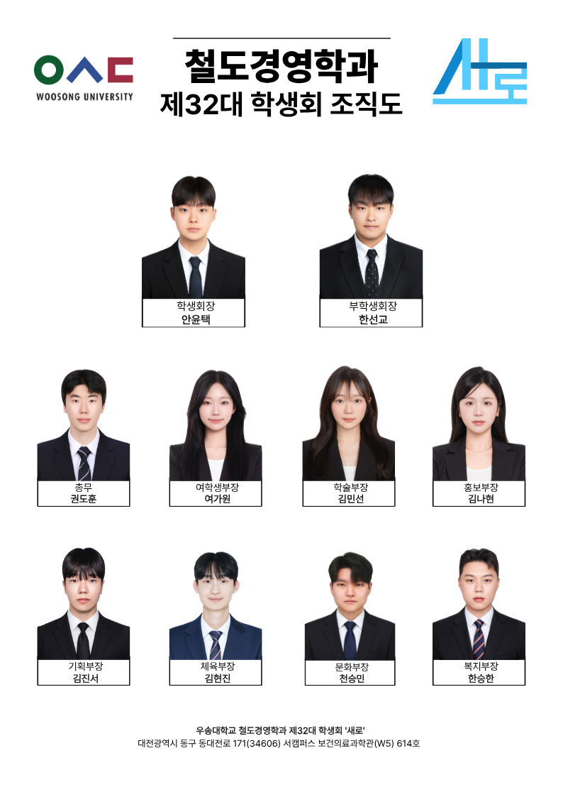 제 31대 학생회 조직도